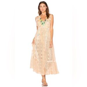 Free People Shine On Lace Midi Dress